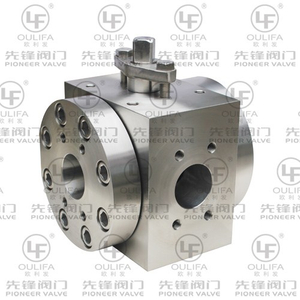Válvula de bola de 3 vías de alta presión Q44PEEK-3000PSI