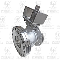 Válvula de bola para fondo de tanque con vástago inclinado PXGQ41F-16P